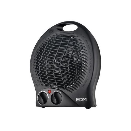 CALEFACTOR EDM 07218 NEGRO 1000/2000W